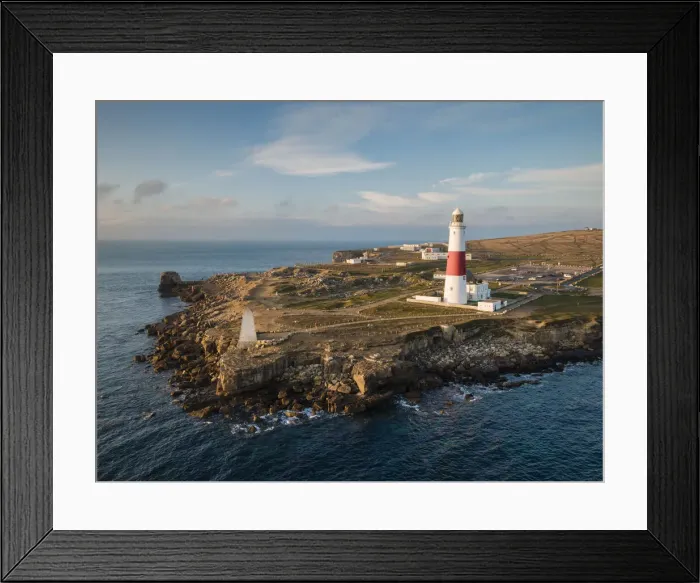Framed Print : Portland Bill, Jurassic Coast, UNESCO World Heritage Site, Dorset, England