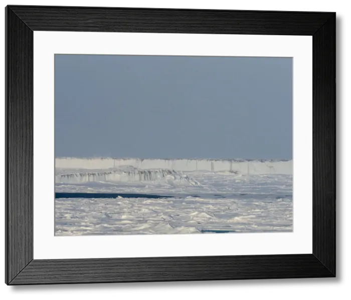 Framed Print : Fast ice with open leads off the east coast of Greenland, Polar Regions Framed Print : Fast ice with open leads off the east coast of Greenland, Polar Regions