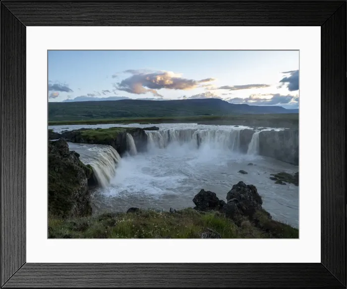 Framed Print : Godafoss (Waterfall of the Gods), Skjalfandafljot River, Baroardalur district, Iceland Framed Print : Godafoss (Waterfall of the Gods), Skjalfandafljot River, Baroardalur district, Iceland