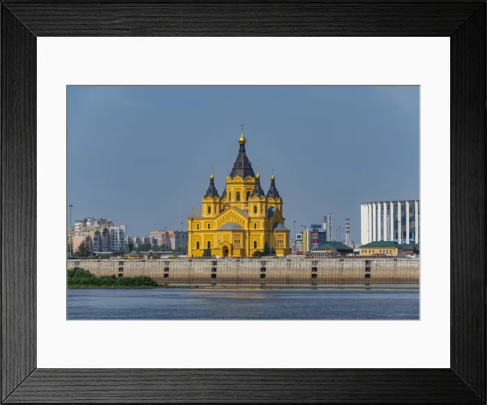 Framed Print : Alexander Nevsky Cathedral on the Volga River, Nizhny Novgorod, Russia, Europe Framed Print : Alexander Nevsky Cathedral on the Volga River, Nizhny Novgorod, Russia, Europe