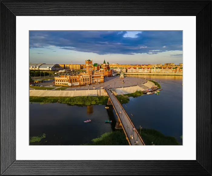 Framed Print : Aerial of Yoshkar-Ola, Mari El Oblast, Russia, Europe Framed Print : Aerial of Yoshkar-Ola, Mari El Oblast, Russia, Europe