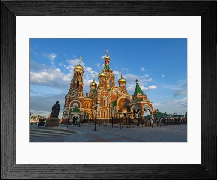 Framed Print : Annunciation Cathedral, Yoshkar-Ola, Mari El, Russia, Europe Framed Print : Annunciation Cathedral, Yoshkar-Ola, Mari El, Russia, Europe