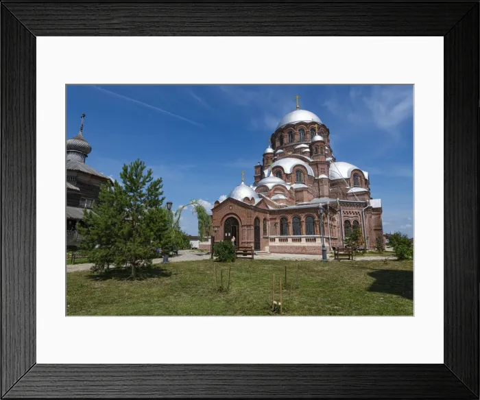 Framed Print : Church of the Holy Trinity on the left, and Cathedral, Sviyazhsk, Republic of Tatarstan Framed Print : Church of the Holy Trinity on the left, and Cathedral, Sviyazhsk, Republic of Tatarstan