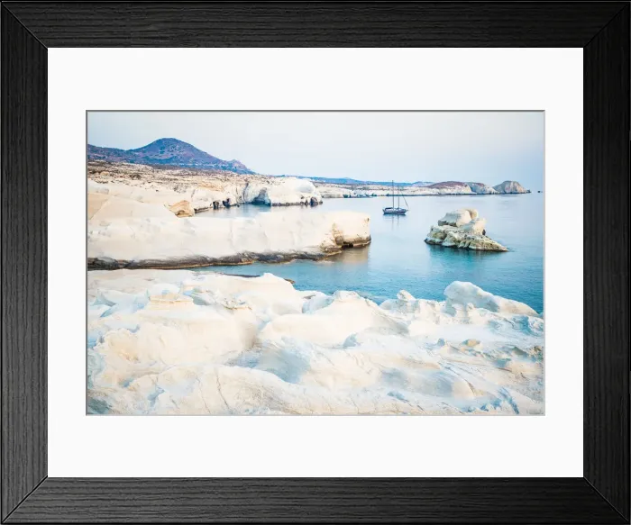Framed Print : Volcanic rock formations at Sarakiniko on north coast, Sarakiniko, Milos, Cyclades Framed Print : Volcanic rock formations at Sarakiniko on north coast, Sarakiniko, Milos, Cyclades