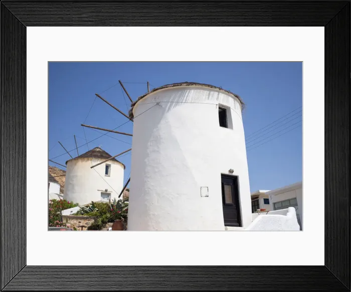 Framed Print : Windmill in Chora Serifos, Cyclades, Greek Islands, Greece, Europe Framed Print : Windmill in Chora Serifos, Cyclades, Greek Islands, Greece, Europe