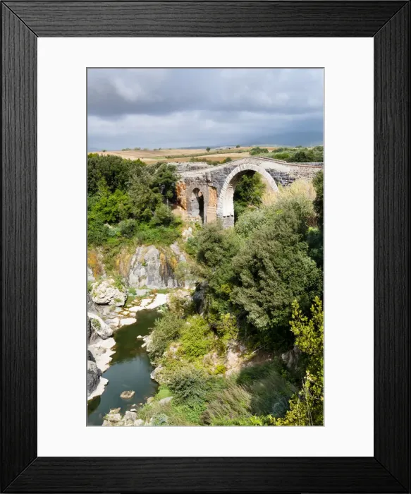 Framed Print : Roman Bridge of the Devil, River Fiora, Vulci, Province of Viterbo, Lazio, Maremma, Italy Framed Print : Roman Bridge of the Devil, River Fiora, Vulci, Province of Viterbo, Lazio, Maremma, Italy
