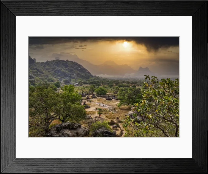 Framed Print : Traditional village huts of the Laarim tribe, Boya Hills, Eastern Equatoria, South Sudan Framed Print : Traditional village huts of the Laarim tribe, Boya Hills, Eastern Equatoria, South Sudan