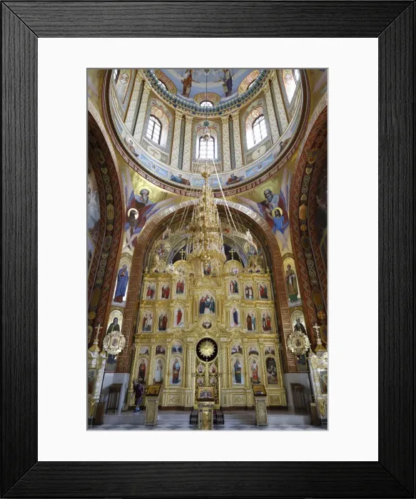 Framed Print : Inside one of the churches, Curchi Monastery, Curchi, Moldova, Europe Framed Print : Inside one of the churches, Curchi Monastery, Curchi, Moldova, Europe