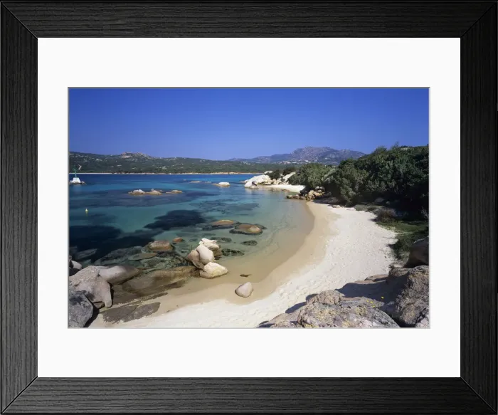 Framed Print : Spiaggia dell Elefante beach, Cala di Volpe, Costa Smeralda, Sardinia, Italy Framed Print : Spiaggia dell Elefante beach, Cala di Volpe, Costa Smeralda, Sardinia, Italy