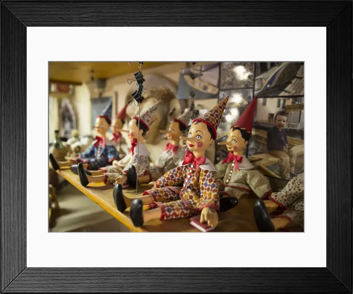Framed Print : Marionettes in Venice, Veneto, Italy, Europe Framed Print : Marionettes in Venice, Veneto, Italy, Europe