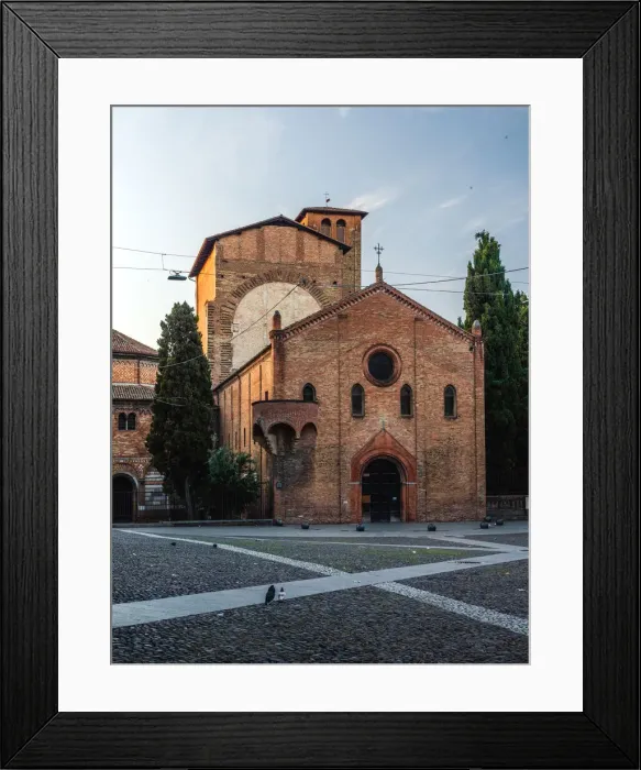 Framed Print : Santo Stefanos Church in Piazza Santo Stefano, Bologna, Emilia Romagna, Italy Framed Print : Santo Stefanos Church in Piazza Santo Stefano, Bologna, Emilia Romagna, Italy