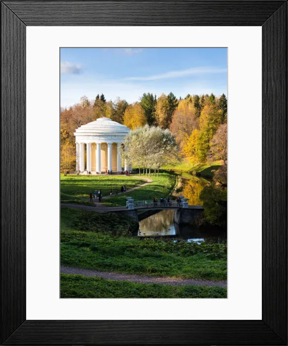 Framed Print : The Temple of Friendship in Pavlovsk Park, Pavlovsk, near St. Petersburg, Russia, Europe Framed Print : The Temple of Friendship in Pavlovsk Park, Pavlovsk, near St. Petersburg, Russia, Europe