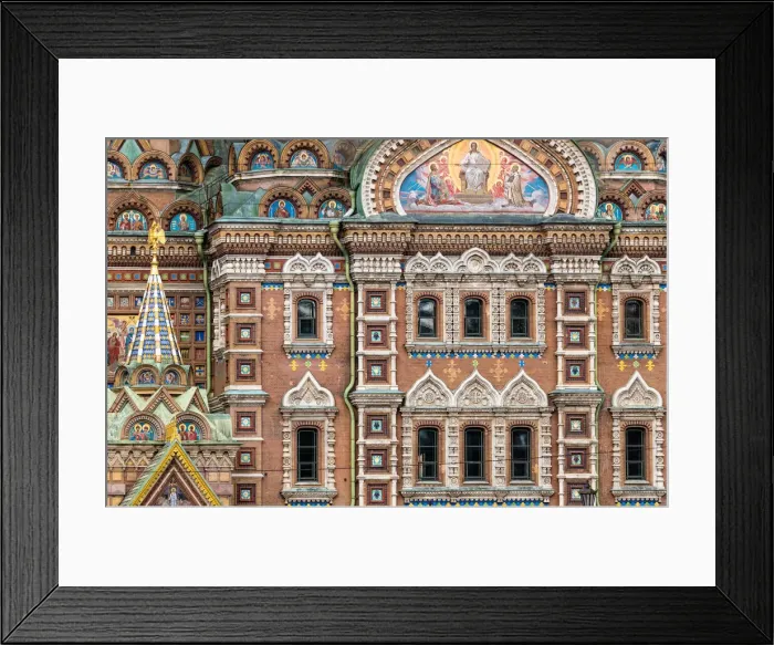 Framed Print : The exterior mosaic of the Church of the Savior on Spilled Blood (Tserkov Spasa na Krovi) Framed Print : The exterior mosaic of the Church of the Savior on Spilled Blood (Tserkov Spasa na Krovi)