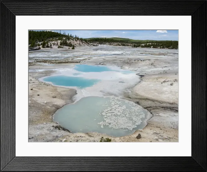 Framed Print : Porcelain Basin, in the Norris Geyser Basin area, Yellowstone National Park Framed Print : Porcelain Basin, in the Norris Geyser Basin area, Yellowstone National Park