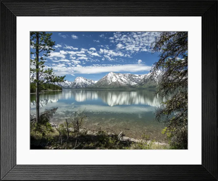 Framed Print : Colter Lake in Grand Teton National Park, Wyoming, United States of America Framed Print : Colter Lake in Grand Teton National Park, Wyoming, United States of America