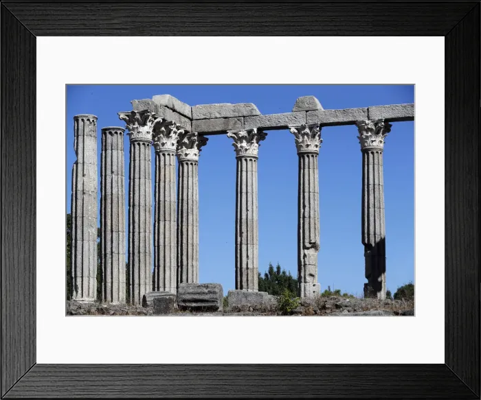 Framed Print : Corinthian columns of Roman Temple of Diana, Evora, UNESCO World Heritage Site, Alentejo Framed Print : Corinthian columns of Roman Temple of Diana, Evora, UNESCO World Heritage Site, Alentejo