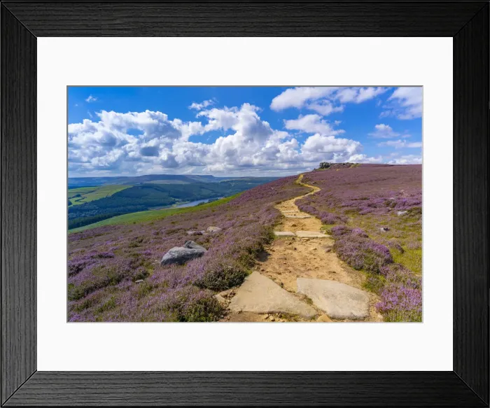 Framed Print : View of Salt Cellar Rock Formation near Ladybower Reservoir, Peak District National Park Framed Print : View of Salt Cellar Rock Formation near Ladybower Reservoir, Peak District National Park
