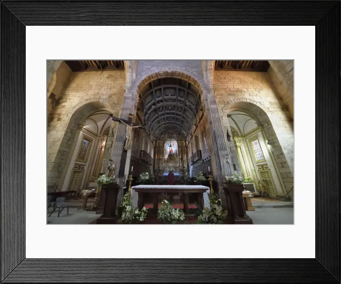Framed Print : Nossa Senhora da Oliveira Church, Choir and main altar, Guimaraes, Minho, Portugal Framed Print : Nossa Senhora da Oliveira Church, Choir and main altar, Guimaraes, Minho, Portugal