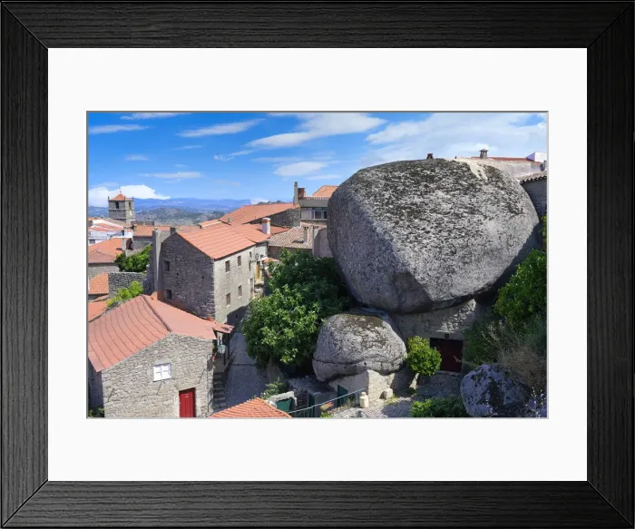 Framed Print : View over Monsanto, Historic village around the Serra da Estrela, Castelo Branco district Framed Print : View over Monsanto, Historic village around the Serra da Estrela, Castelo Branco district