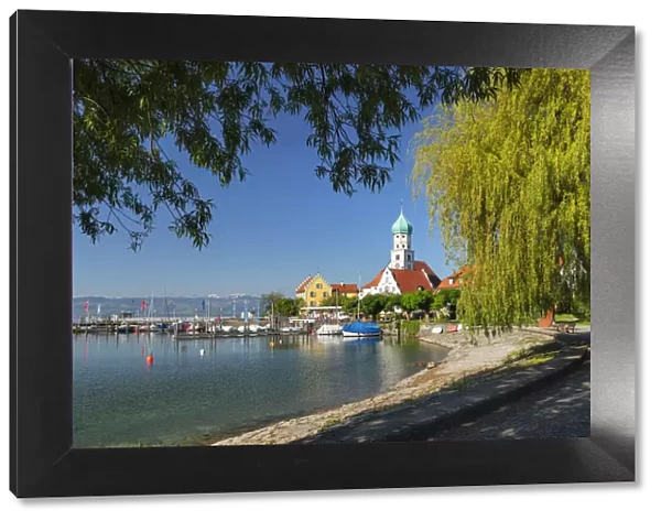 St. Georg church on Lake Constance, Bavaria, Swabia, Germany, Europe