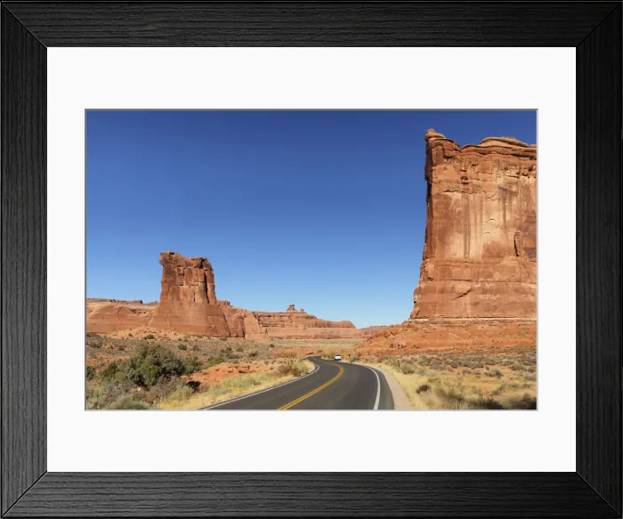 Framed Print : Courthouse Tower, Arches National Park, Utah, United States of America, North America Framed Print : Courthouse Tower, Arches National Park, Utah, United States of America, North America