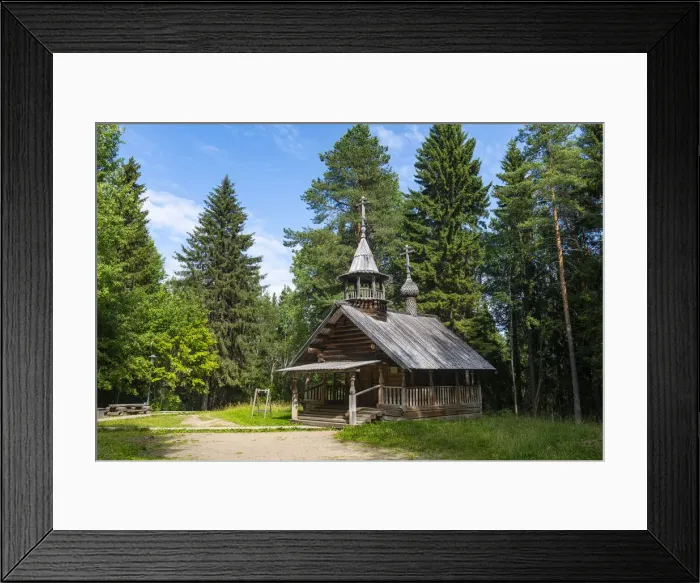Framed Print : Little wooden chapel, Malye Korely, Little Karelia, Arkhangelsk, Russia, Europe Framed Print : Little wooden chapel, Malye Korely, Little Karelia, Arkhangelsk, Russia, Europe