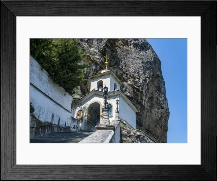 Framed Print : Svyato-Uspenskiy Peshchernyy Monastery, Bakhchysarai, Crimea, Russia, Europe Framed Print : Svyato-Uspenskiy Peshchernyy Monastery, Bakhchysarai, Crimea, Russia, Europe