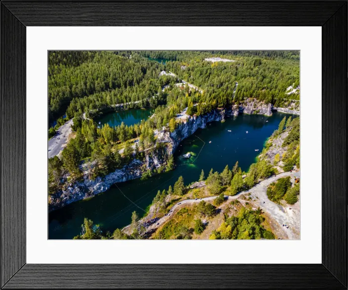 Framed Print : Ruskeala, marble canyon, Karelia, Russia, Europe Framed Print : Ruskeala, marble canyon, Karelia, Russia, Europe