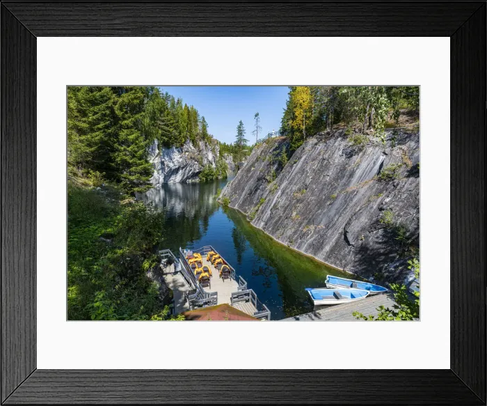 Framed Print : Ruskeala, marble canyon, Karelia, Russia, Europe Framed Print : Ruskeala, marble canyon, Karelia, Russia, Europe