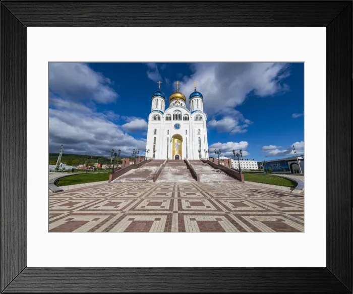 Framed Print : Cathedral of the Nativity, Ploshchad Pobedy, Yuzhno-Sakhalinsk, Sakhalin, Russia Framed Print : Cathedral of the Nativity, Ploshchad Pobedy, Yuzhno-Sakhalinsk, Sakhalin, Russia