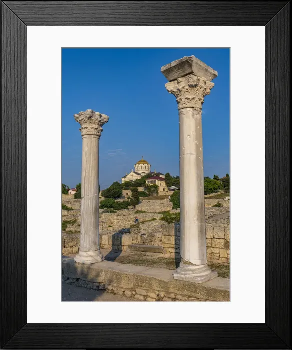 Framed Print : Antique Chersonesos, UNESCO World Heritage Site, Sewastopol (Sevastopol), Crimea, Russia Framed Print : Antique Chersonesos, UNESCO World Heritage Site, Sewastopol (Sevastopol), Crimea, Russia