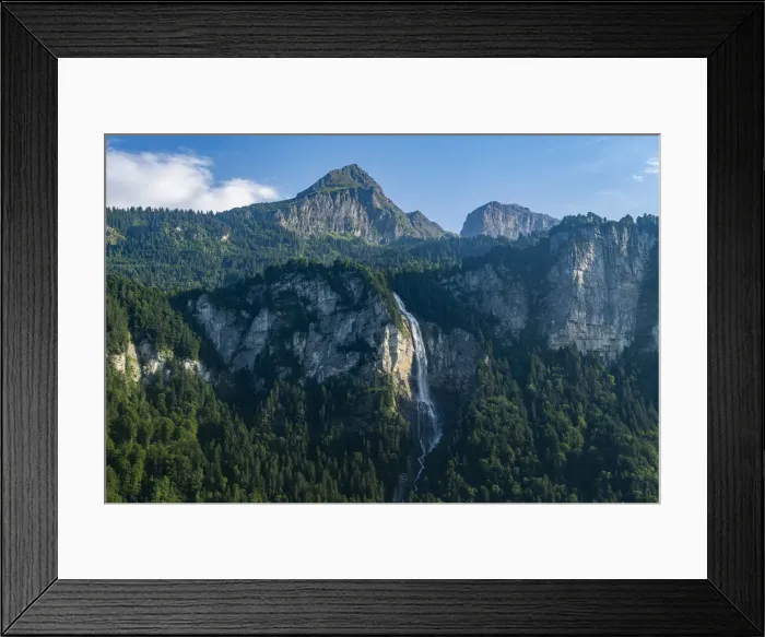Framed Print : Oltschibachfall, Bernese Oberland, Switzerland, Europe Framed Print : Oltschibachfall, Bernese Oberland, Switzerland, Europe