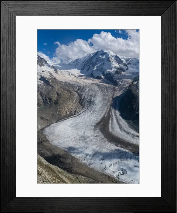 Framed Print : Mountains and Glacier on the Pennine Alps, Gornergrat, Zermatt, Valais, Switzerland Framed Print : Mountains and Glacier on the Pennine Alps, Gornergrat, Zermatt, Valais, Switzerland