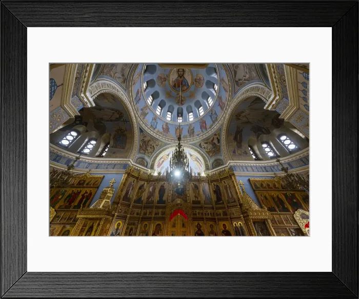 Framed Print : Interior of the Alexander Nevsky Cathedral, Novosibirsk, Novosibirsk Oblast, Russia Framed Print : Interior of the Alexander Nevsky Cathedral, Novosibirsk, Novosibirsk Oblast, Russia