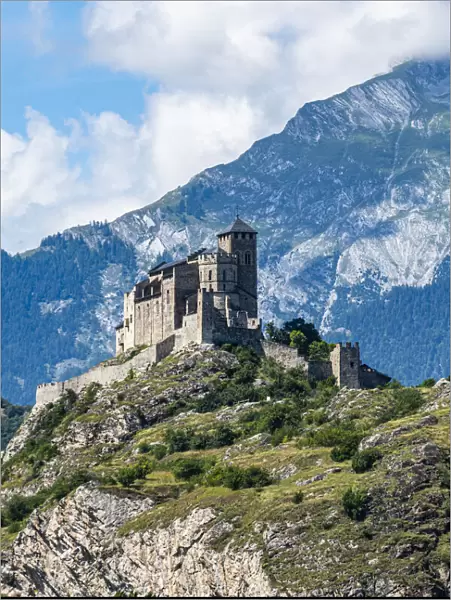 Chateau de Tourbillon, Sion, Valais, Switzerland, Europe