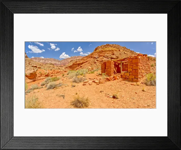 Framed Print : Pioneer Ruins along Soap Creek in Vermilion Cliffs National Monument, Arizona Framed Print : Pioneer Ruins along Soap Creek in Vermilion Cliffs National Monument, Arizona