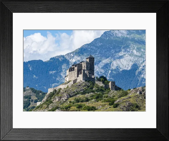 Framed Print : Chateau de Tourbillon, Sion, Valais, Switzerland, Europe Framed Print : Chateau de Tourbillon, Sion, Valais, Switzerland, Europe