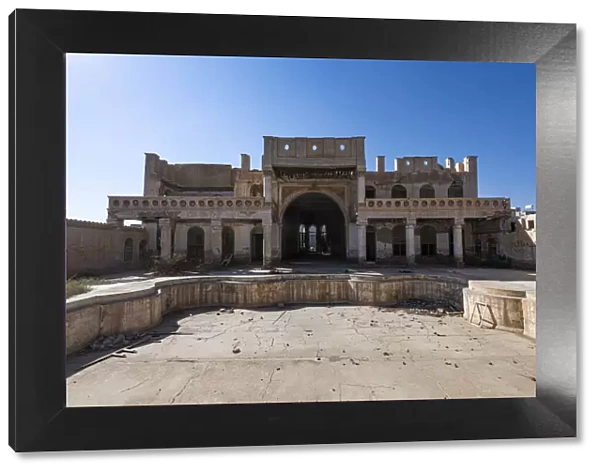 Abandoned Abdullah al-Suleiman Palace, Taif, Kingdom of Saudi Arabia, Middle East