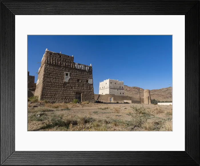 Framed Print : Typical fortified houses, Abha region, Kingdom of Saudi Arabia, Middle East Framed Print : Typical fortified houses, Abha region, Kingdom of Saudi Arabia, Middle East