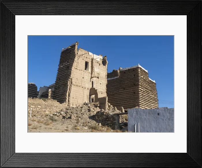 Framed Print : Typical fortified houses, Abha region, Kingdom of Saudi Arabia, Middle East Framed Print : Typical fortified houses, Abha region, Kingdom of Saudi Arabia, Middle East