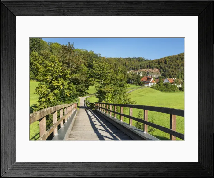 Framed Print : St. Georg Chapel, Kappeler Hof, Thiergarten, Upper Danube Nature Park, Swabian Alps Framed Print : St. Georg Chapel, Kappeler Hof, Thiergarten, Upper Danube Nature Park, Swabian Alps