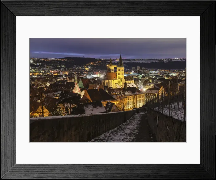 Framed Print : Old Town with St. Dionys church and Old Town Hall, Esslingen, Baden-Wurttemberg, Germany Framed Print : Old Town with St. Dionys church and Old Town Hall, Esslingen, Baden-Wurttemberg, Germany