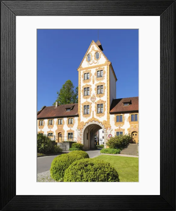 Framed Print : Upper Gate of the Monastery, Rot an der Rot, Upper Swabia, Baden-Wurttemberg, Germany Framed Print : Upper Gate of the Monastery, Rot an der Rot, Upper Swabia, Baden-Wurttemberg, Germany