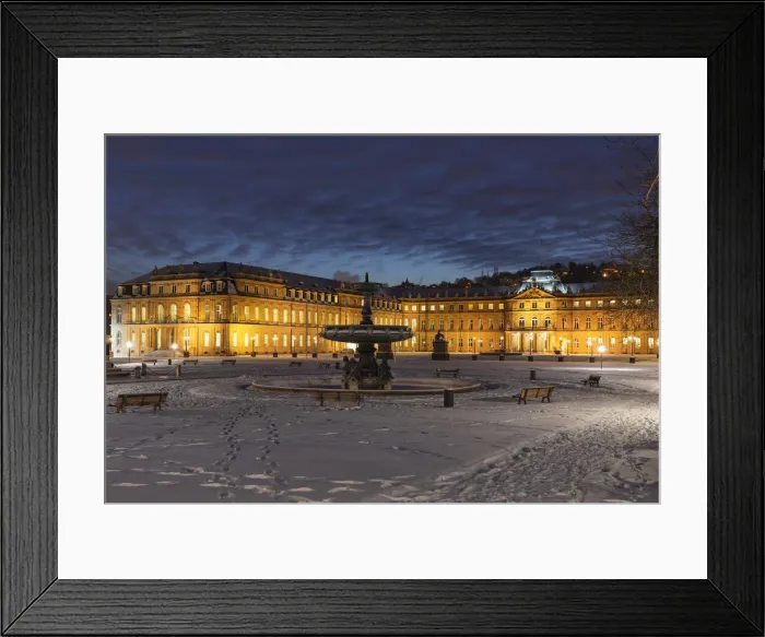 Framed Print : New Castle on Schlossplatz Square, Stuttgart, Neckar Valley, Baden-Wurttemberg, Germany Framed Print : New Castle on Schlossplatz Square, Stuttgart, Neckar Valley, Baden-Wurttemberg, Germany