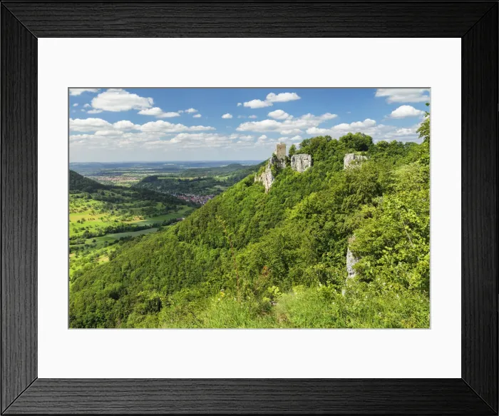Framed Print : Reussenstein, Castle, Neidlinger Tal Valley, Swabian Alps, Baden-Wurttemberg, Germany Framed Print : Reussenstein, Castle, Neidlinger Tal Valley, Swabian Alps, Baden-Wurttemberg, Germany