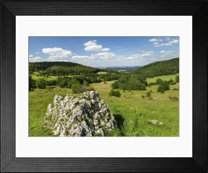 Framed Print : Randecker Maar, former volcanic pipe, Ochsenwang, Swabian Alps, Baden-Wurttemberg Framed Print : Randecker Maar, former volcanic pipe, Ochsenwang, Swabian Alps, Baden-Wurttemberg