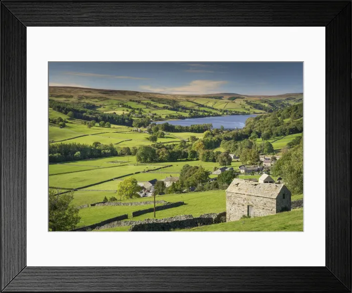 Framed Print : Gouthwaite Reservoir, Dales Barns and Dry Stone Walls in Nidderdale, The Yorkshire Dales Framed Print : Gouthwaite Reservoir, Dales Barns and Dry Stone Walls in Nidderdale, The Yorkshire Dales
