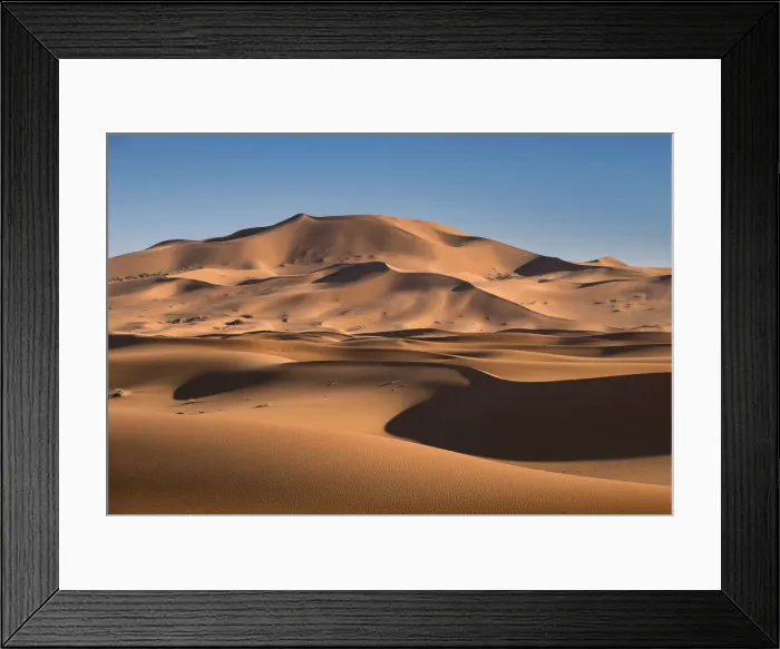 Framed Print : Sand dunes in the Erg Chebbi Desert Dunes, Western Sahara, Morocco, North Africa, Africa Framed Print : Sand dunes in the Erg Chebbi Desert Dunes, Western Sahara, Morocco, North Africa, Africa