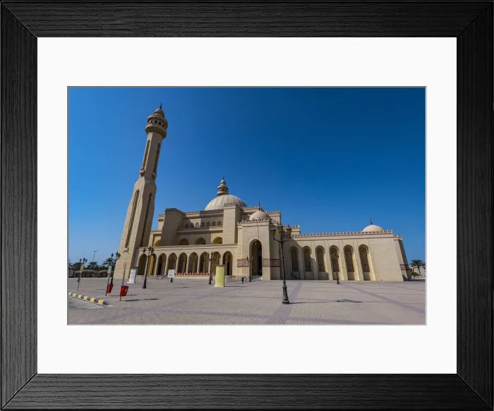 Framed Print : The Grand Mosque, Manama, Kingdom of Bahrain, Middle East