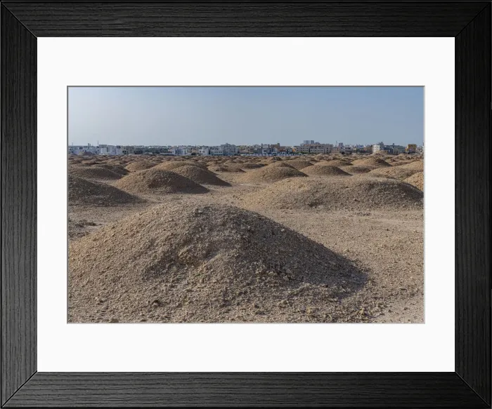 Framed Print : Dilmun Burial Mounds, UNESCO World Heritage Site, Kingdom of Bahrain, Middle East Framed Print : Dilmun Burial Mounds, UNESCO World Heritage Site, Kingdom of Bahrain, Middle East